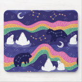 Northern Lights Mousepad Muismat (Voorkant)