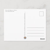 Northern Lights Night Sky Briefkaart (Achterkant)