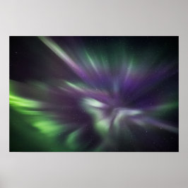 Northern Lights Night sky Poster