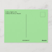 Northern Lights Northwest Territories Canada Briefkaart (Achterkant)