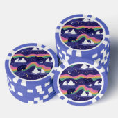 Northern Lights Poker Chips (Opstapeling)