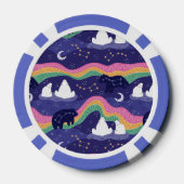 Northern Lights Poker Chips (Achterkant)