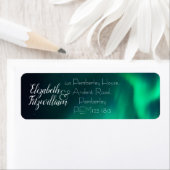 Northern Lights retour adreslabel Etiket (Insitu)