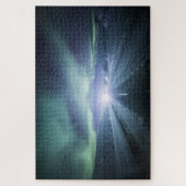 Northern Lights Road Finland Legpuzzel (Verticaal)