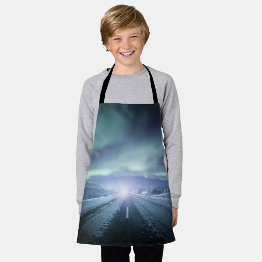 Northern Lights Road Schort (Gedragen)