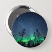 Northern Lights Ronde Button 4,0 Cm (Voorkant /achterkant)