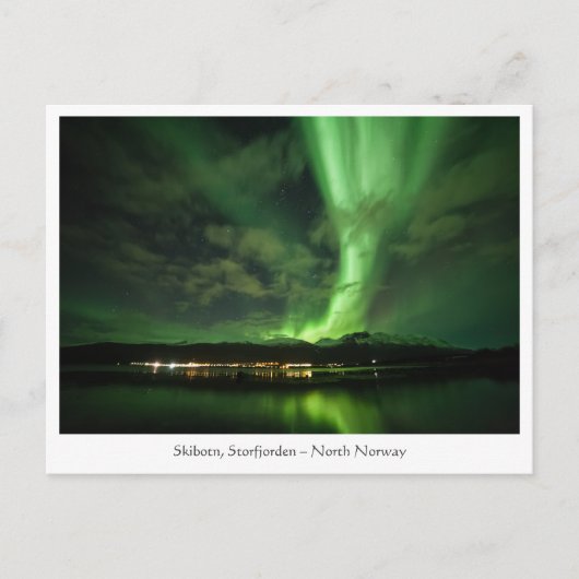 Northern Lights Skibotn Briefkaart (Voorkant)