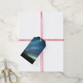 Northern Lights Sky Cadeaulabel (Met Touw)