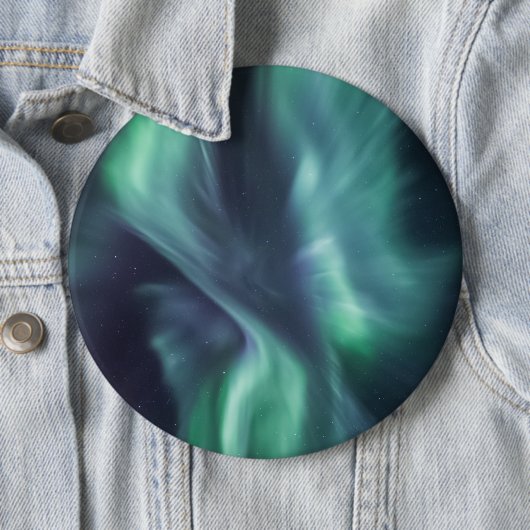 Northern Lights Sky Ronde Button 6,0 Cm (In situ)