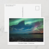 Northern Lights Sommarøy Briefkaart (Voorkant / Achterkant)