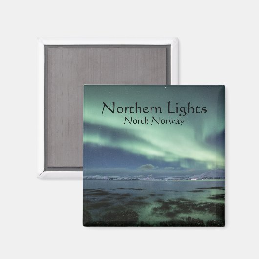 Northern Lights Souvenir Magneet (Voorkant / Achterkant)