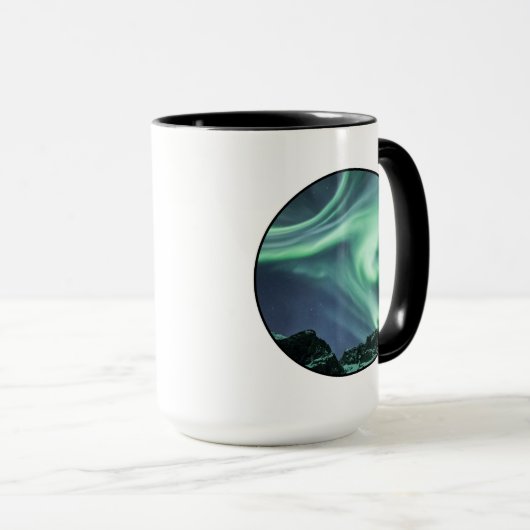 Northern Lights Souvenir Mok (Voorkant rechts)