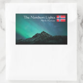 Northern Lights Souvenir Rechthoekige Sticker (Tas)