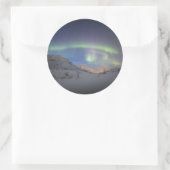 Northern Lights Souvenir Ronde Sticker (Tas)