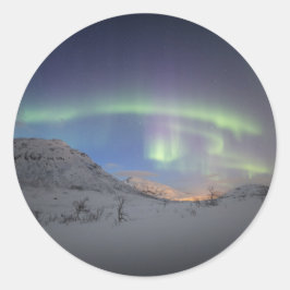 Northern Lights Souvenir Ronde Sticker