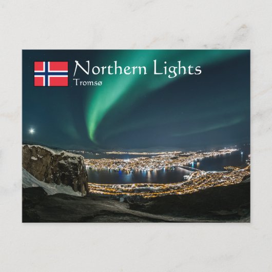 Northern Lights Tromso Briefkaart (Voorkant)