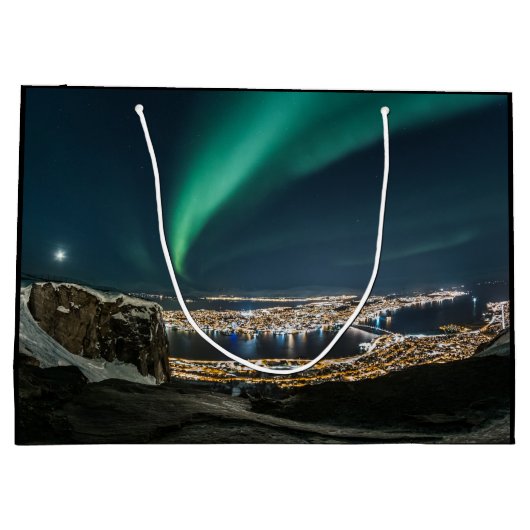 Northern Lights Tromso Groot Cadeauzakje (Achterkant)