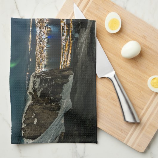 Northern Lights Tromso Theedoek (Quarter Fold)