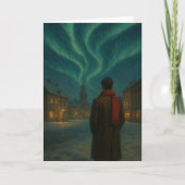 Northern Lights Viewing Christmas Kaart (Voorkant)