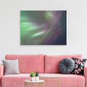 Northern Lights Yukon | Whitehorse Canvas Afdruk (Insitu (Woonkamer))