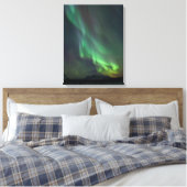 Northern Lights Yukon | Whitehorse Canvas Afdruk (Insitu (Slaapkamer))