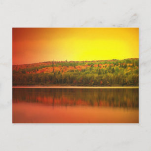 Northern Maine Sunset Briefkaart