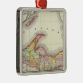 Northern Michigan Metalen Ornament (Rechts)