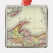 Northern Michigan Metalen Ornament (Voorkant)