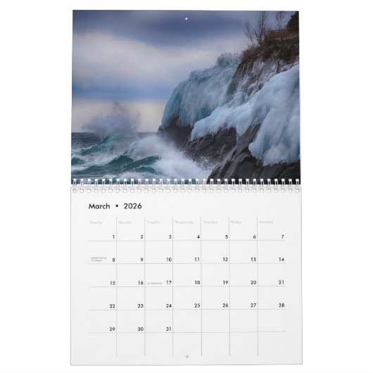 Northern Minnesota Calendar Kalender (Mar 2026)