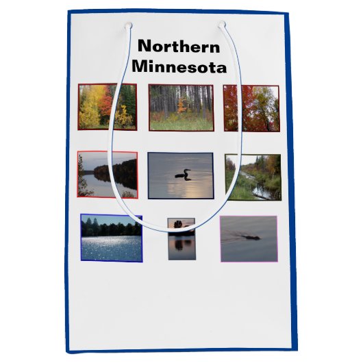 Northern Minnesota Gift Bag Medium Cadeauzakje (Voorkant)