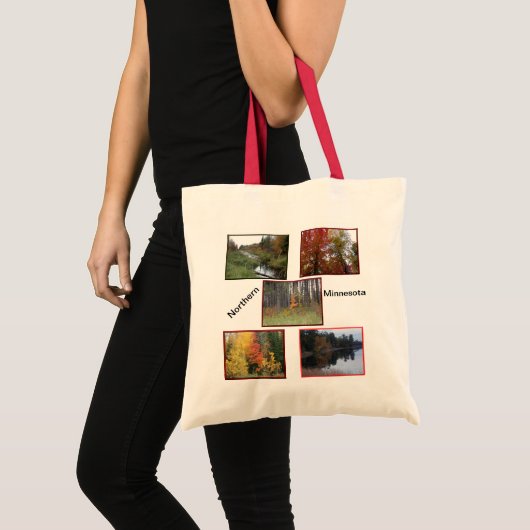 Northern Minnesota in Autumn Budget Canvas tas (Voorkant (product))