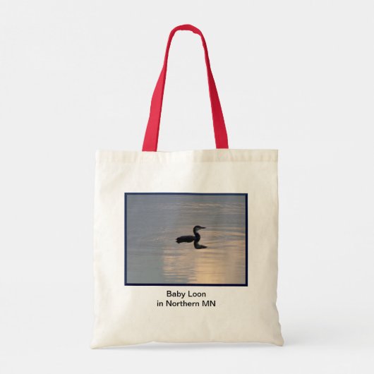 Northern Minnesota in Autumn Budget Canvas tas (Achterkant)