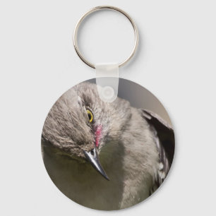 Northern Mockingbird neemt een Buiging Kleding & C Sleutelhanger