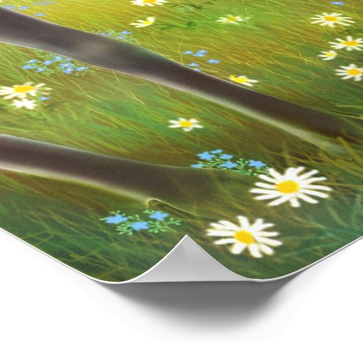 Northern Moose Family Poster (Hoek)