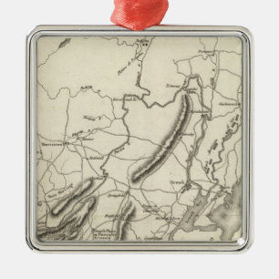 Northern New Jersey Metalen Ornament