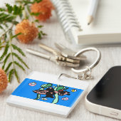 Northern Pike art  Sleutelhanger (Voorkant Rechts)