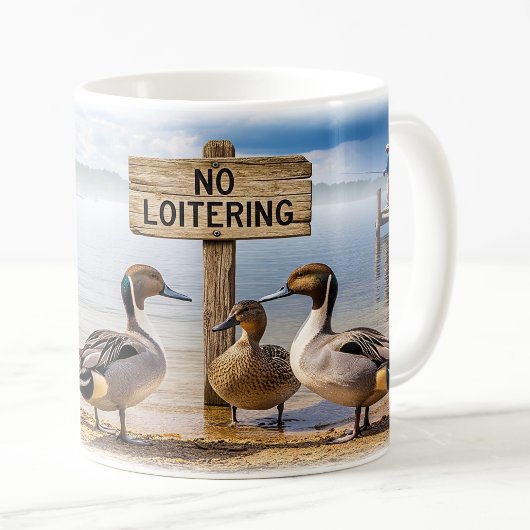 Northern Pintail Ducks Digitale Mok Wrap Ontwerp