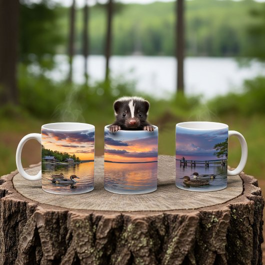 Northern Pintail Ducks Digitale Mok Wrap Ontwerp