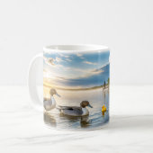 Northern Pintail Ducks Digitale Mok Wrap Ontwerp (Voorkant links)