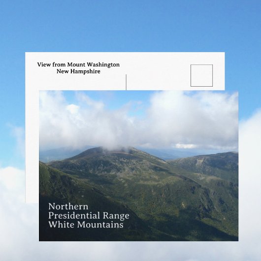 Northern Presidential Range New Hampshire Photo Briefkaart