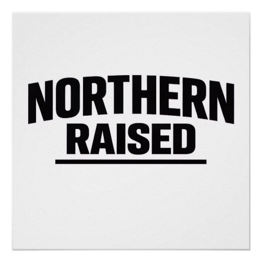Northern Raised Poster (Voorkant)