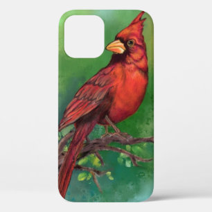Northern Red Cardinaal Bird iPhone Case