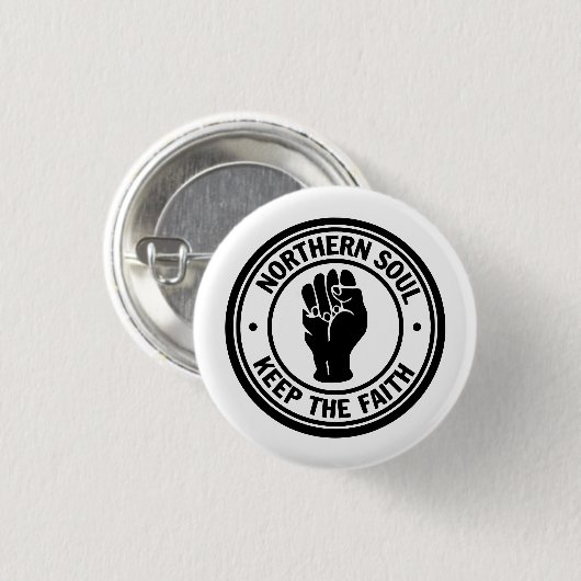Northern Soul Badge Ronde Button 3,2 Cm (Voorkant /achterkant)
