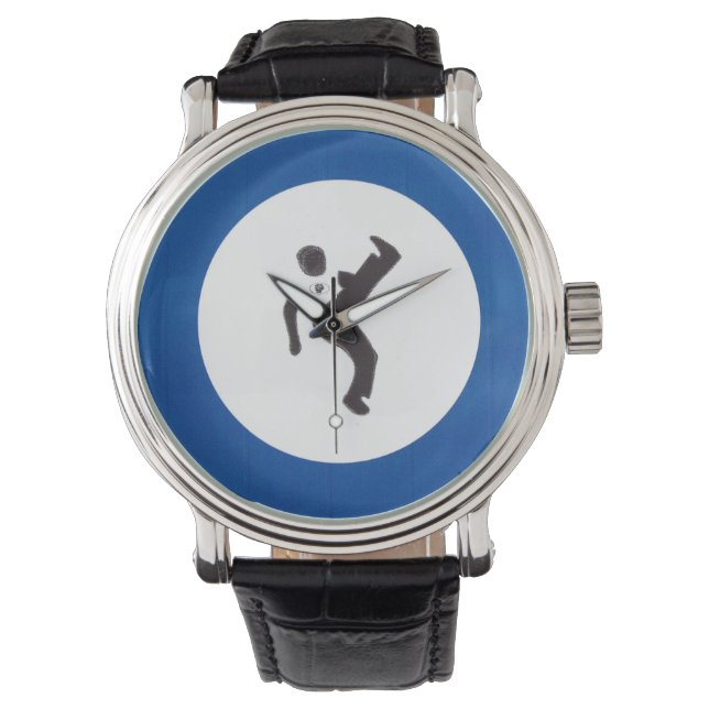 Northern Soul Dancer & Mod Doel polshorloge Horloge (Voorkant)