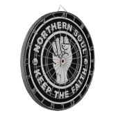 NORTHERN SOUL DART BOARD DOOR DMT DARTBORD (Voorkant Links)
