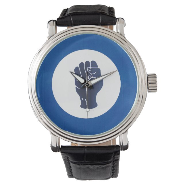 Northern Soul Fist & Target polshorloge Horloge (Voorkant)
