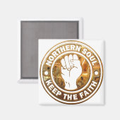 Northern Soul Gold Magneet (Voorkant / Achterkant)
