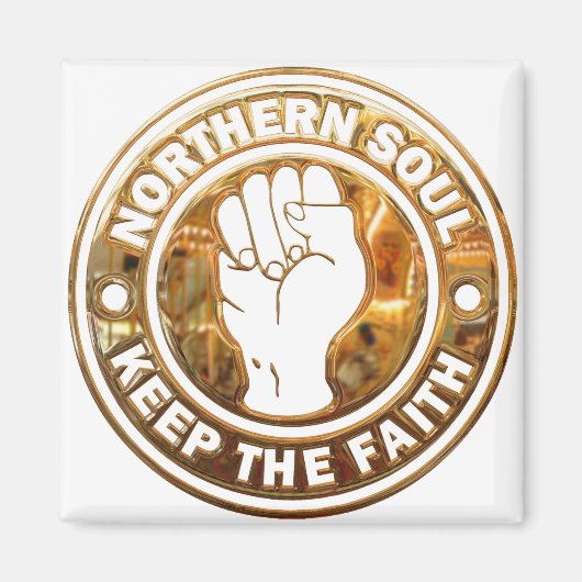 Northern Soul Gold Magneet (Voorkant)