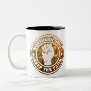 Northern Soul Gold Tweekleurige Koffiemok