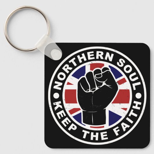 Northern Soul - Houd het Geloof Sleutelhanger (Voorkant)